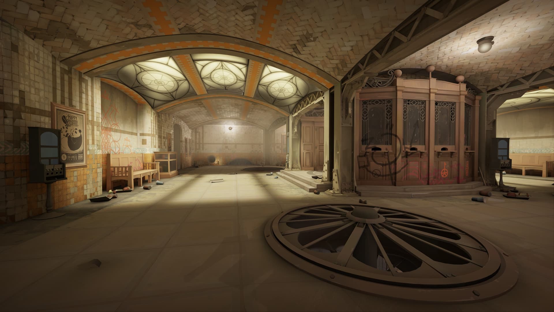 Deadlock map overview showing the lanes and city architecture